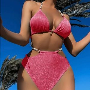 Mermaid Styled High Waisted Bikini Swimsuit